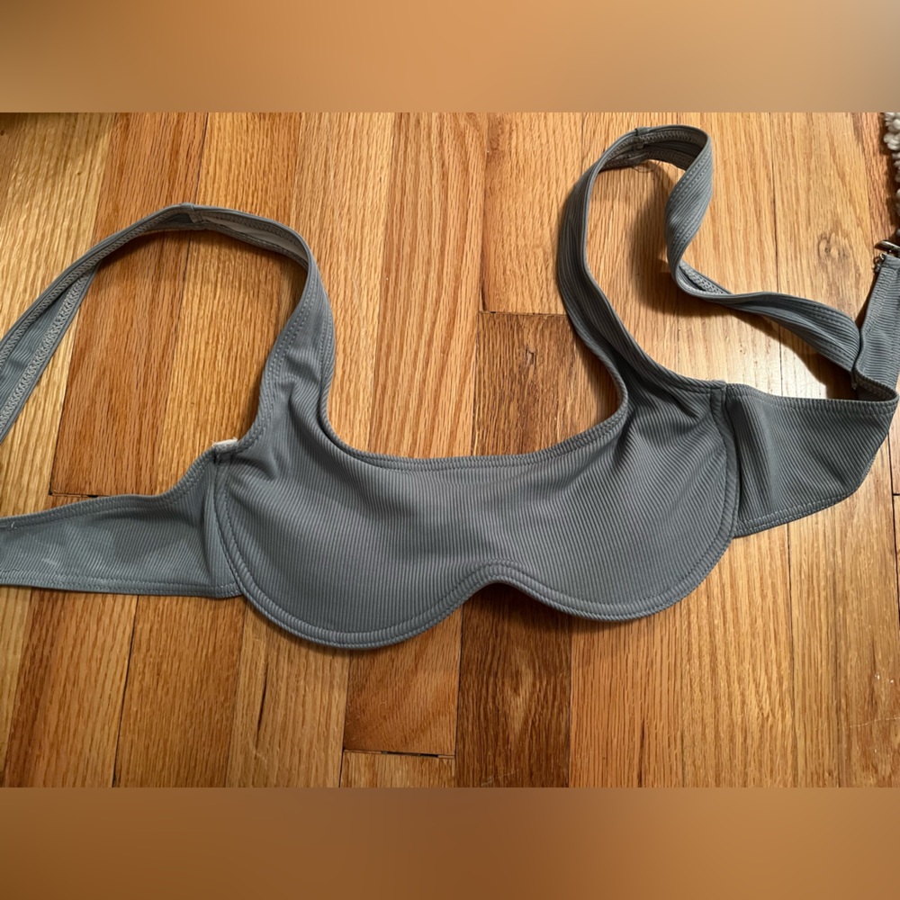 medium grey bikini top